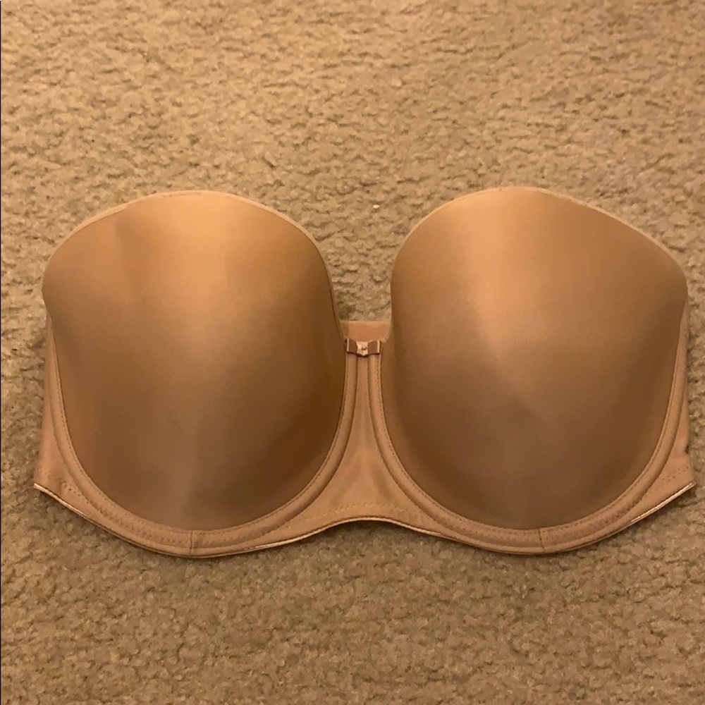 Nude Fantasie strapless bra, perfect condition!